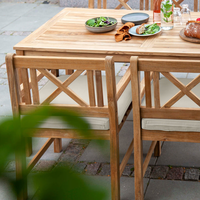 Rosenborg & Sofiero tredelt hyndesæt - sandfarvet